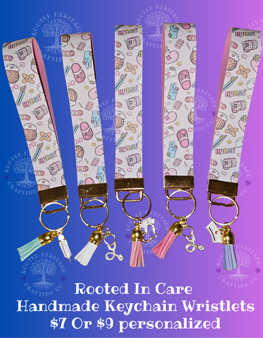 Nursing Key Fob Wristlet