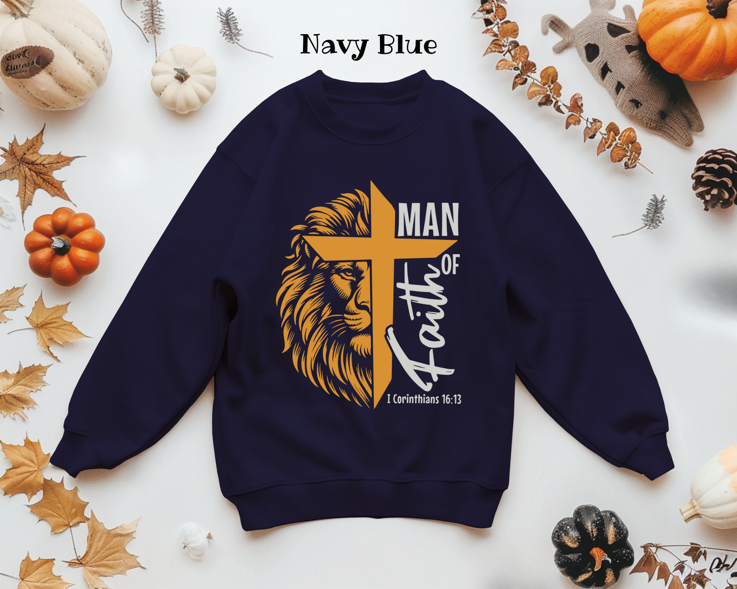 🦁 Man of Faith (White or Gold)