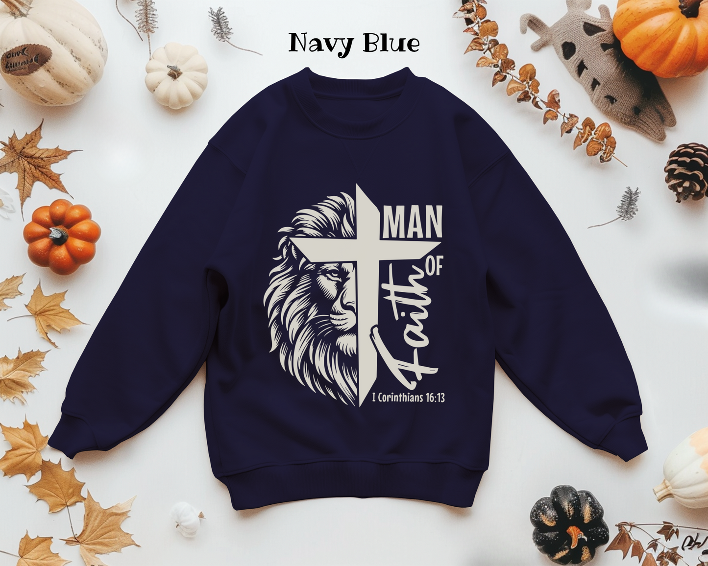 🦁 Man of Faith (White or Gold)