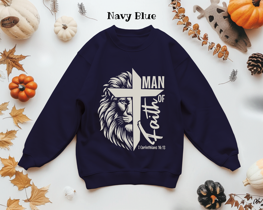 🦁 Man of Faith (White or Gold)